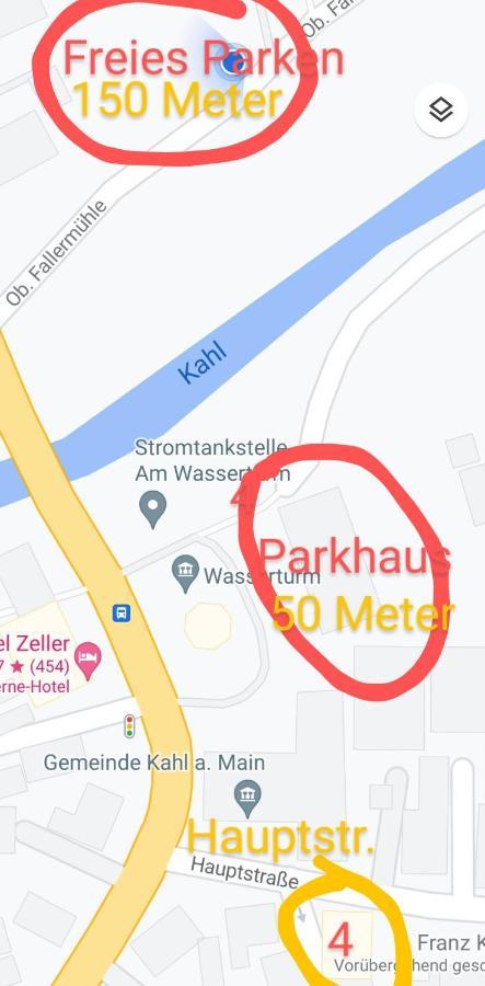 Apartments & Moeblierte Zimmer In Kahl Am Main, Kontaktloser Self Check-In, W-Lan, Schreibtisch, Duschbad, Kuechenzeile, Pkw-Plaetze Exteriér fotografie